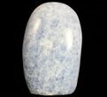 Polished, Blue Calcite Free Form - Madagascar #71468-1
